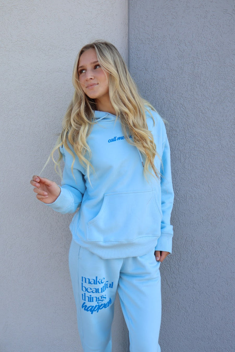 Call me Hoosier "make beautiful things happen" sweat set